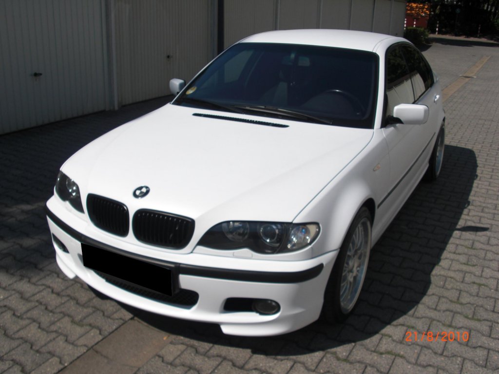 Folierung Bmw 320d Matt-Weiss