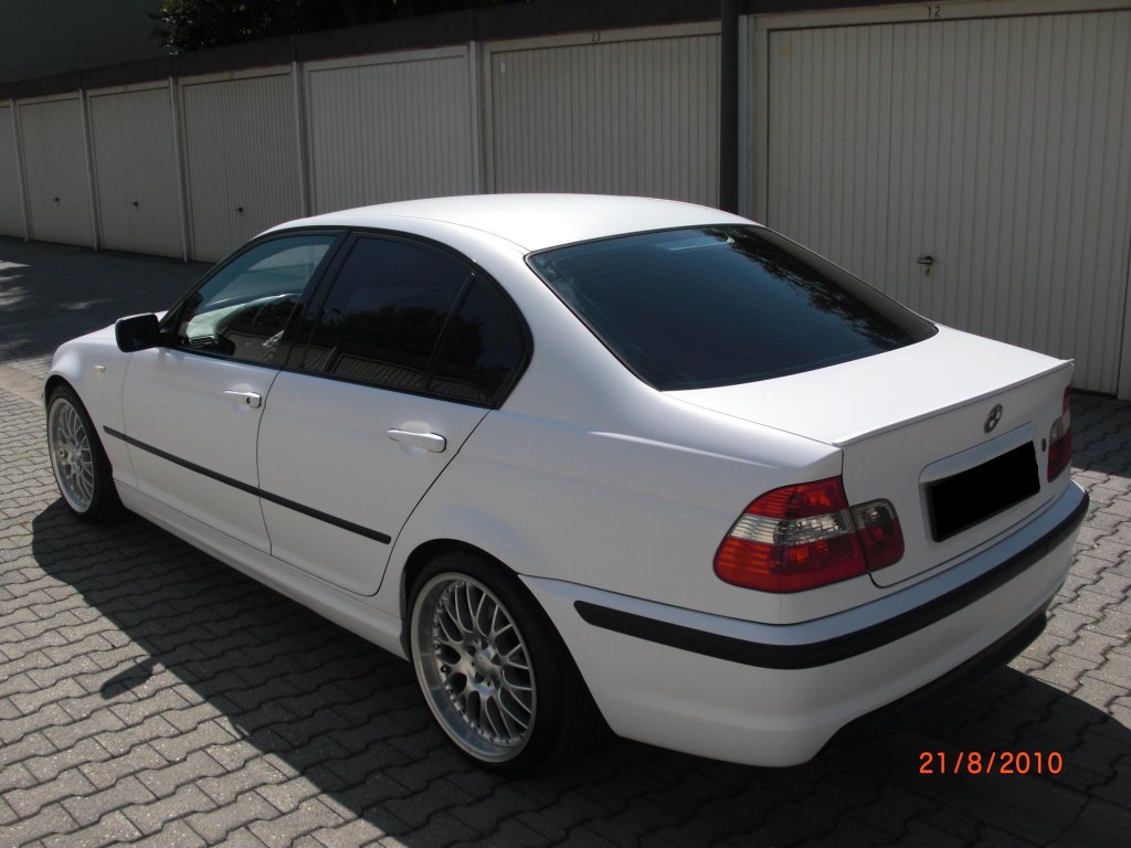 Folierung Bmw 320d Matt-Weiss