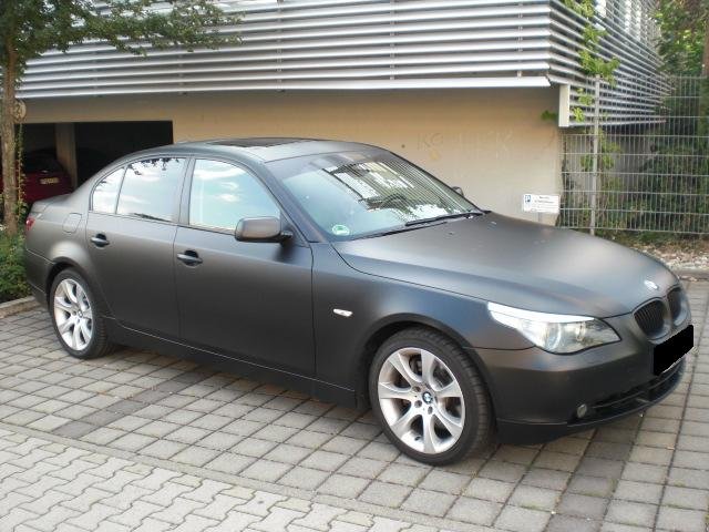 Folierung Bmw 535d Matt-Schwarz