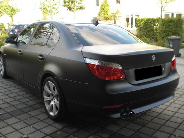Folierung Bmw 535d Matt-Schwarz