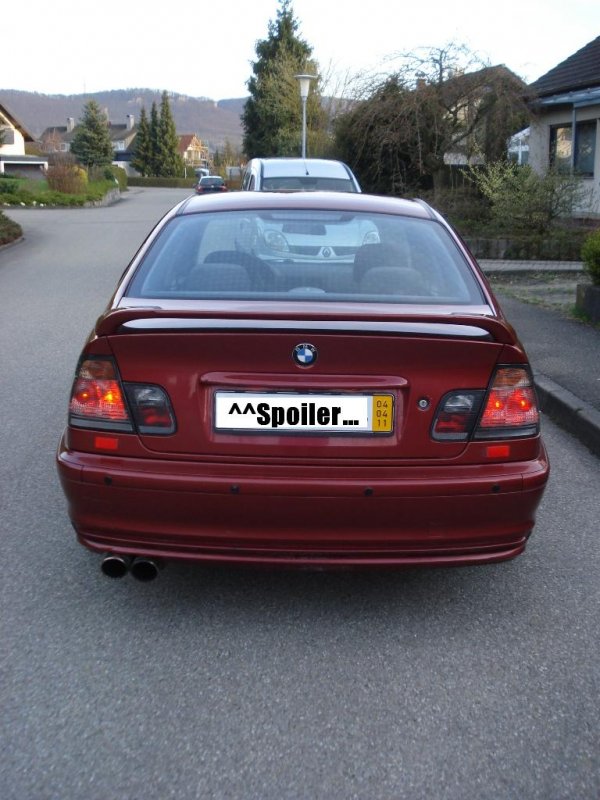 Mein E46 am ersten Tag.