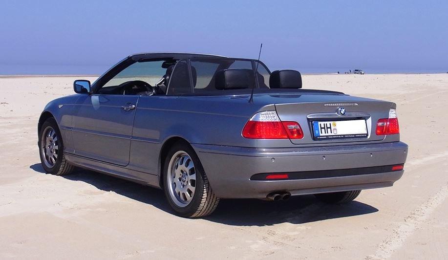 Cabrio am Strand